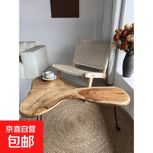 可移动滚轮边几放阳台喝咖啡场景