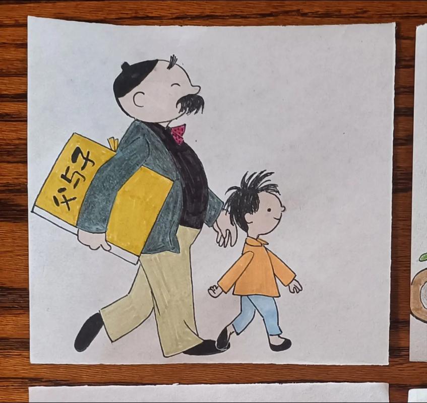 工业一线的父亲与孩子视频通话看儿童画