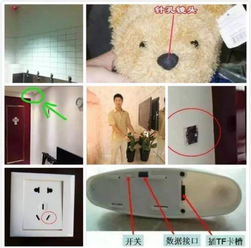 出租房常见针孔摄像头隐藏位置示意图