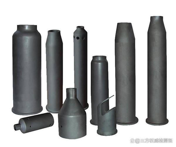 热震试验后开裂的碳化硅涂层石墨构件