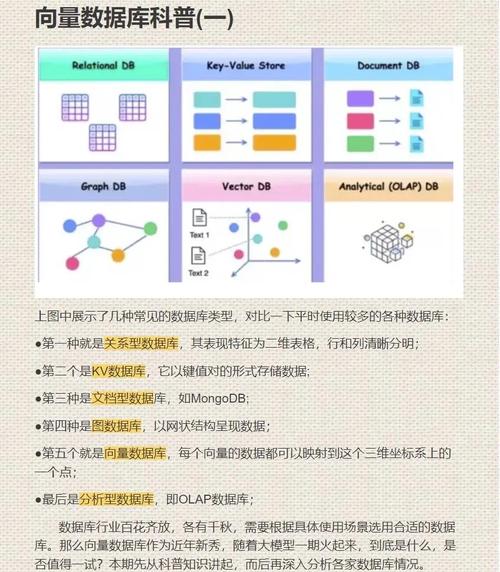 传统数据库与向量数据库存储对比图