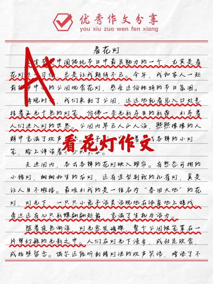 孩子在台灯下开心地写日记