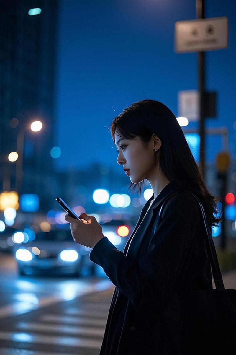 手机摄影夜景模式手持稳定拍摄姿势示范图