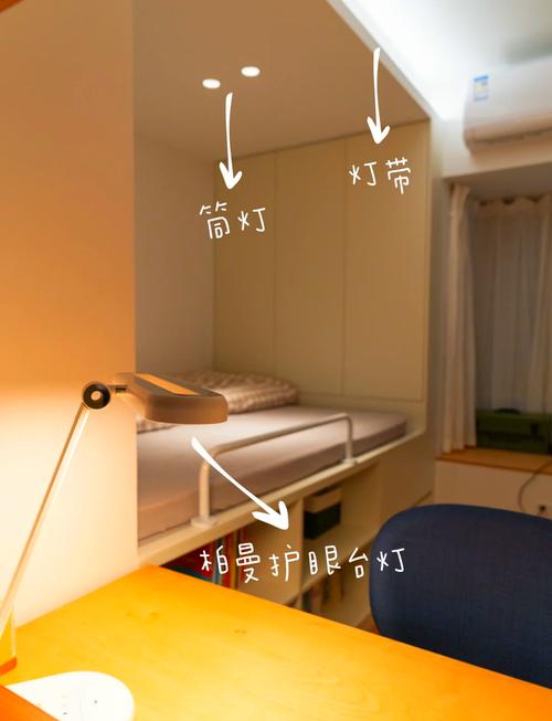 宝宝卧室低亮度夜灯墙角摆放位置示意图