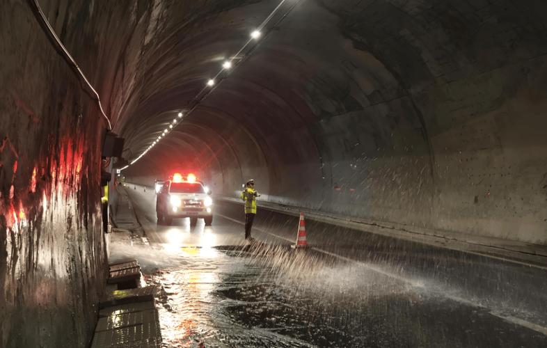 2023年9月南京暴雨下穿隧道监测点实拍