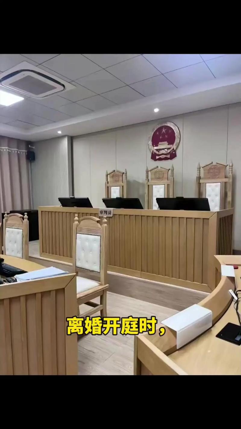 北京法院离婚案件庭审现场示意图