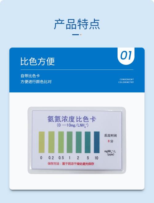 手持氨气检测管比对色卡现场测试