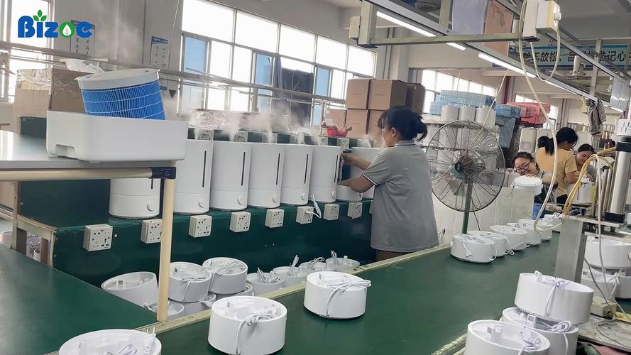 工业加湿器在电子车间实际安装图