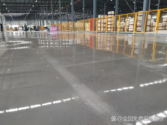 物流仓库密封固化地坪用后三年磨损对比