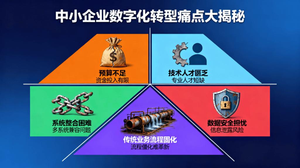 中小企业做制造环节数字化，别贪大，从「痛点切口」切入