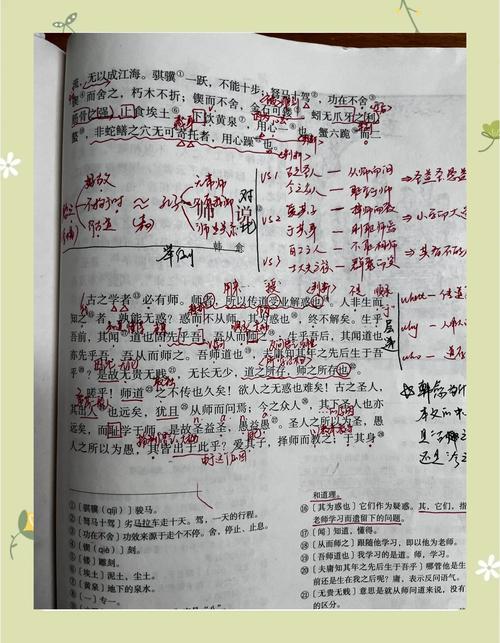 中学教室学生勾画考点的名著课本