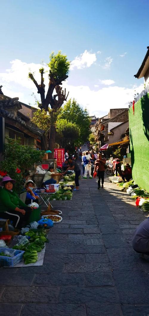 龙尾关菜市场早晨