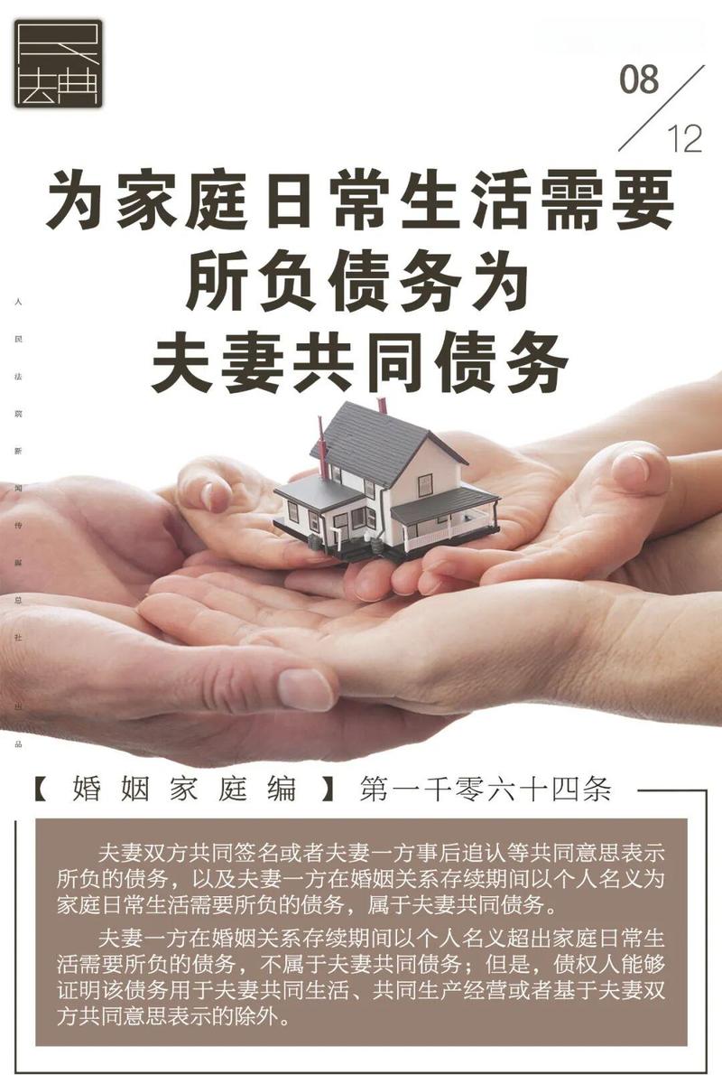 民法典1064条夫妻共同债务条文实拍