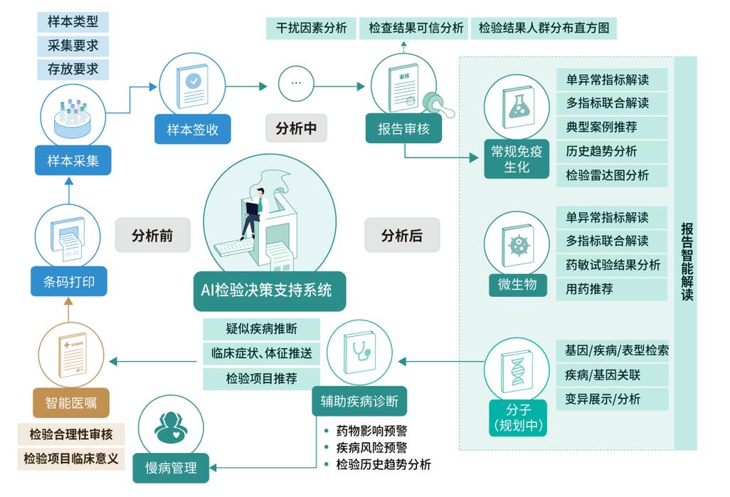 医疗临床决策支持系统可解释界面示意图