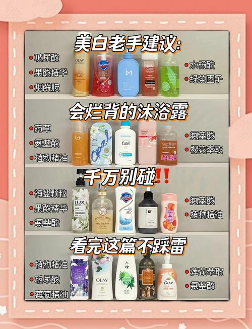 沐浴露和洗面奶:身体也需要新鲜感