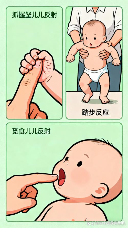 新生儿觅食反射演示照片