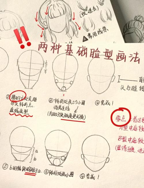 绘画新手人像起大形步骤分解图
