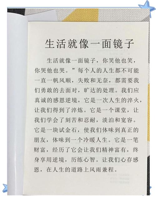 那句话像面镜子