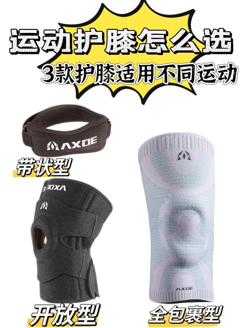 不同类型日常护膝分类摆放实拍