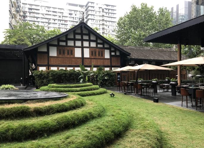成都博舍酒店庭院