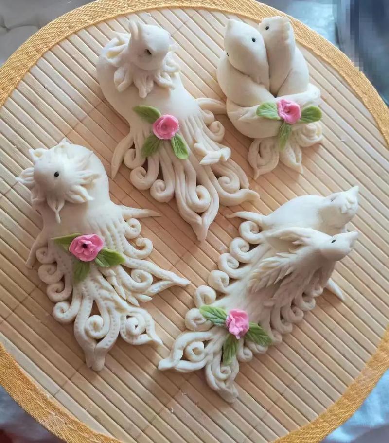 陕西合阳清明花馍燕子造型
