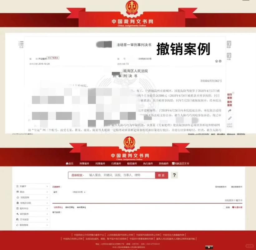 中国裁判文书网刑事诉讼案例检索页面