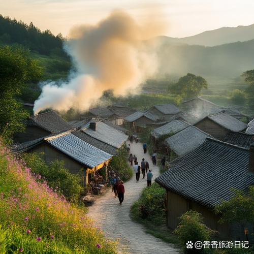 炊烟：消逝的村庄脉搏与永恒的乡愁符号-因为所以