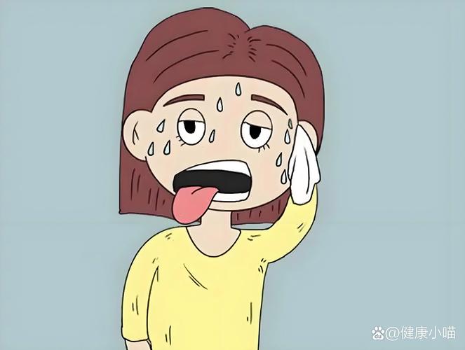 内容创作者盯着空白文档满头大汗漫画