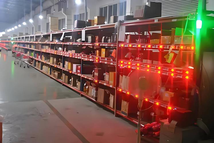 智能物料叫料系统货位LED点亮指引示意图
