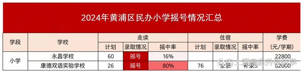 上海民办小学招生电脑摇号现场大屏幕显示中签名单图