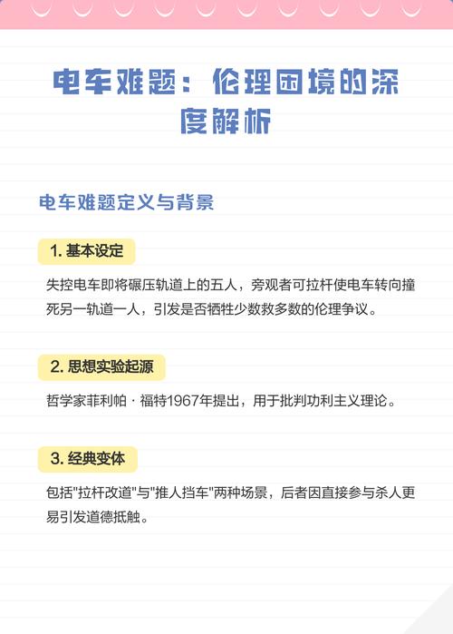 电车难题与紧急避险伦理困境对比图
