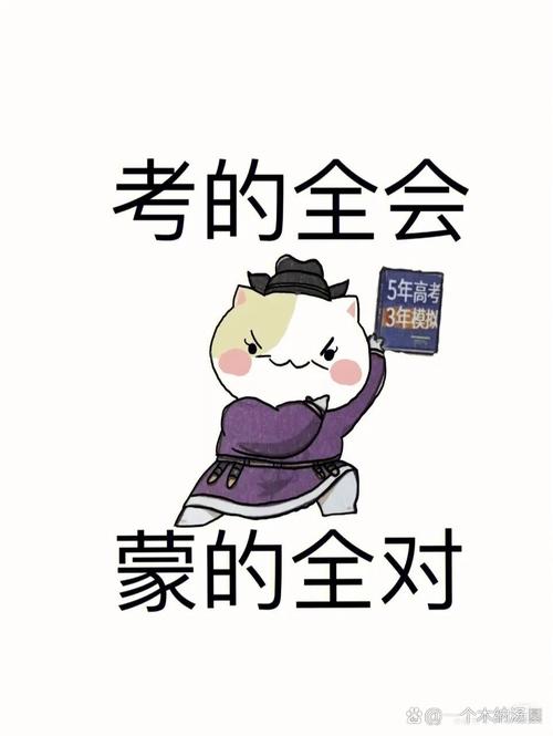 学生考试蒙选择题的搞笑表情包