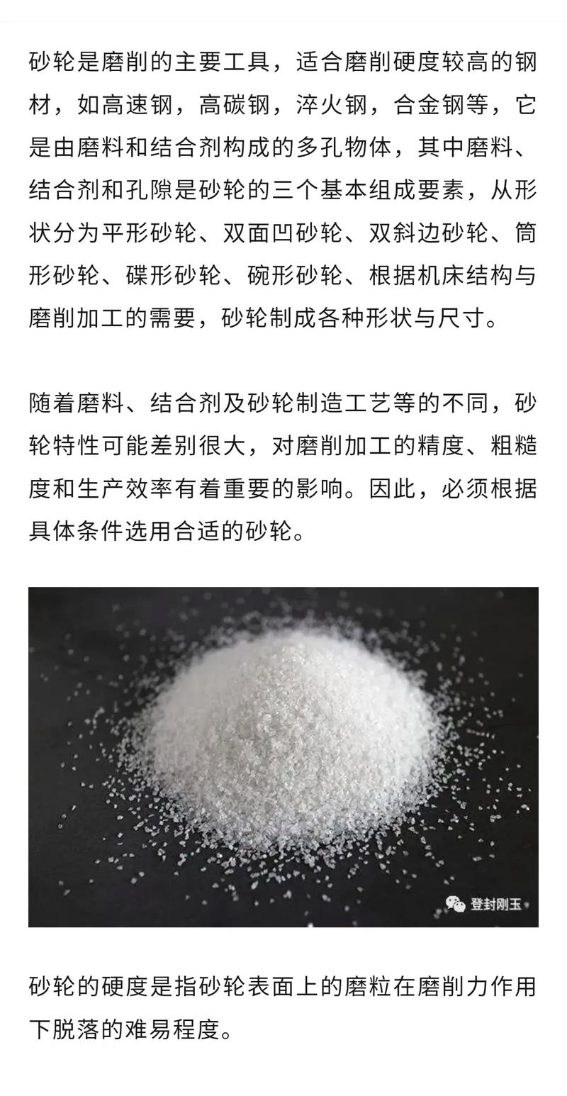 棕刚玉与白刚玉砂轮磨料对比