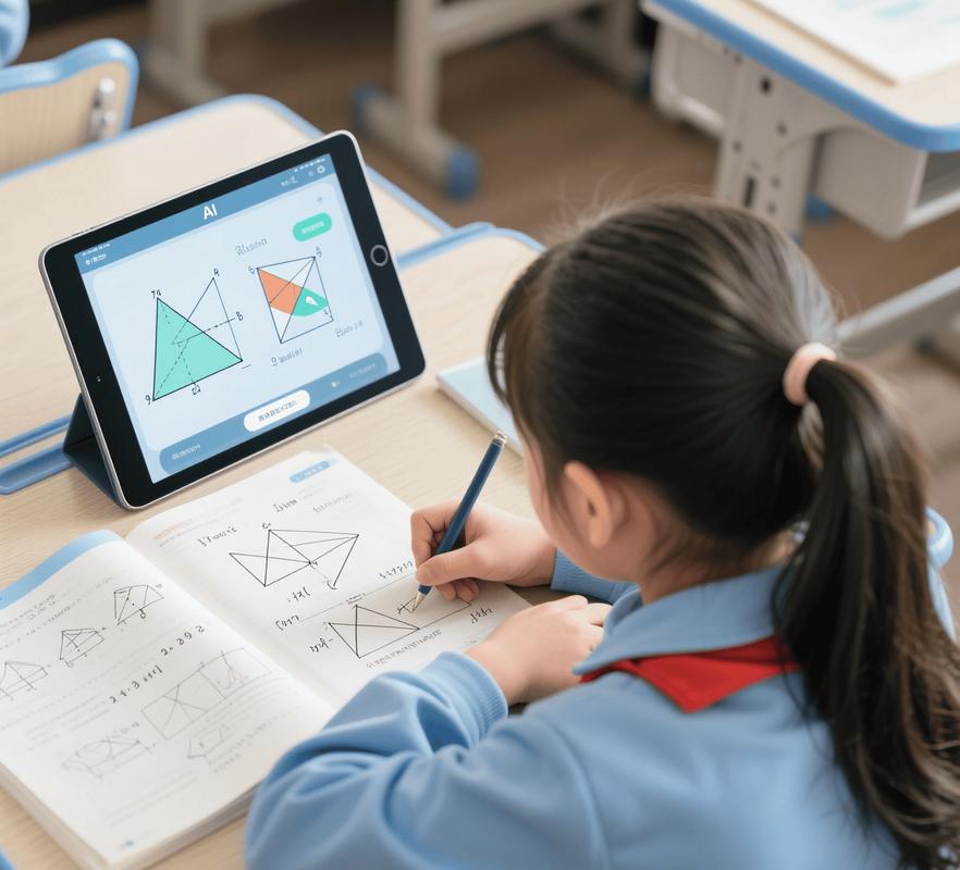 学生使用AI学习平台进行个性化学习
