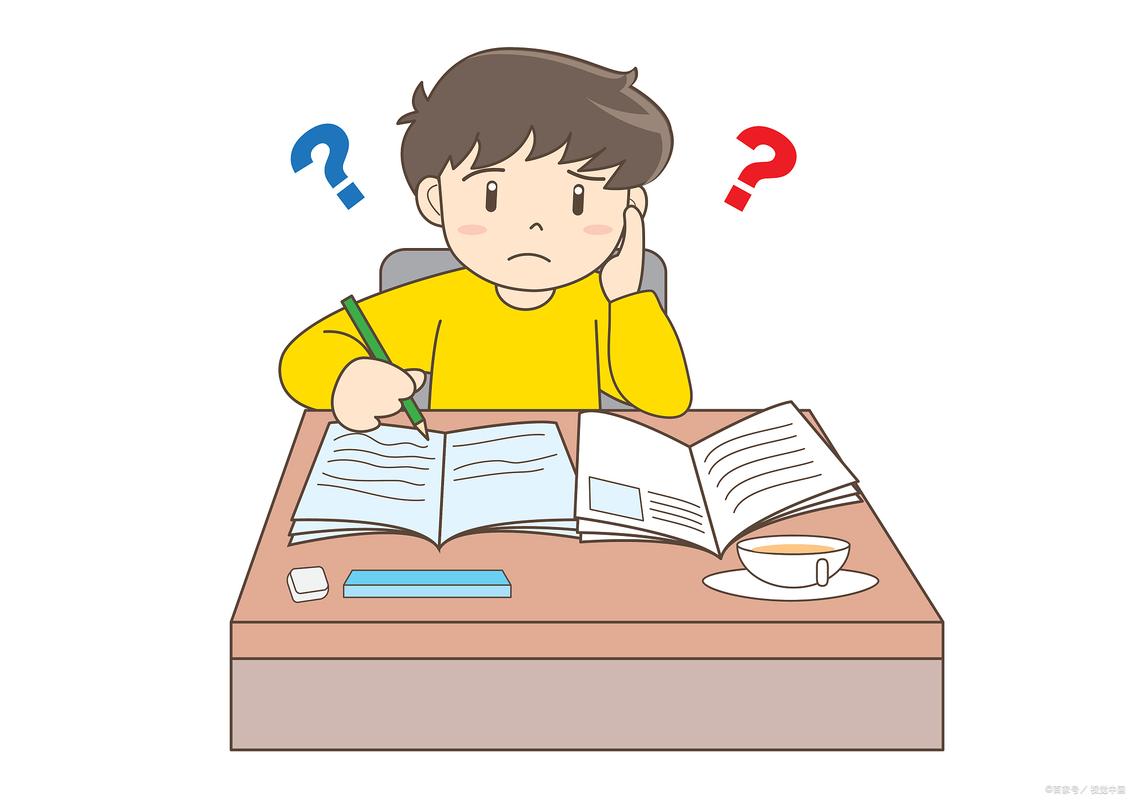 学生翻看错题本发现知识盲点的惊讶表情场景图