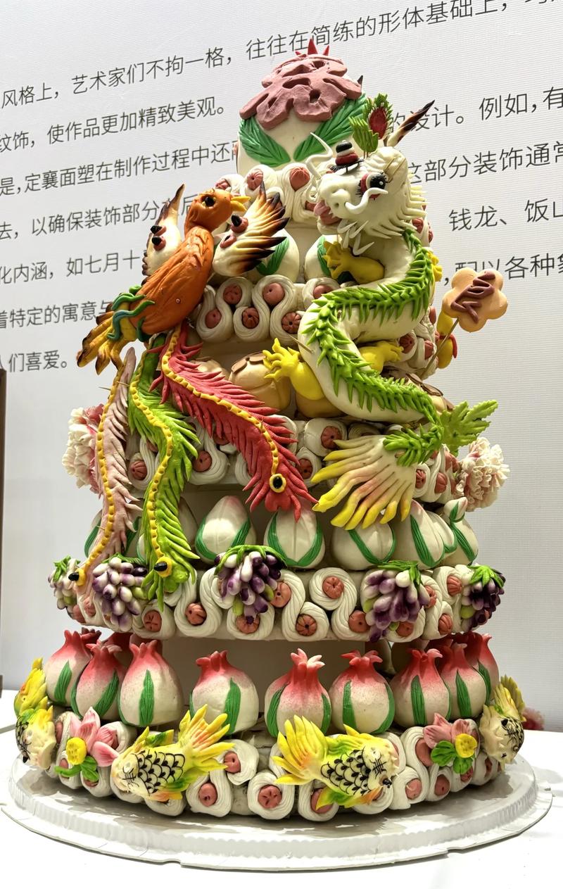 山西传统枣山面塑成品