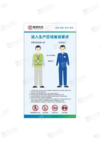 工厂员工劳保穿戴整齐却忽视体检示意图