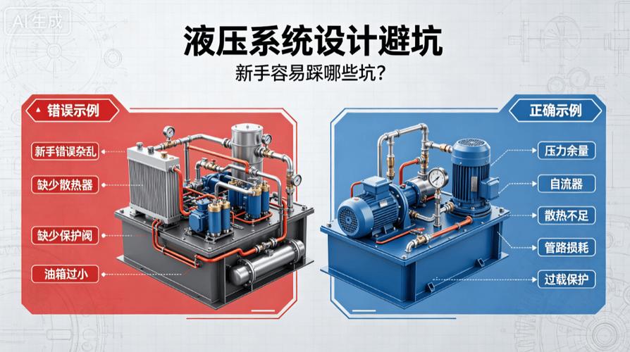 新手做液压设计最容易踩的大坑