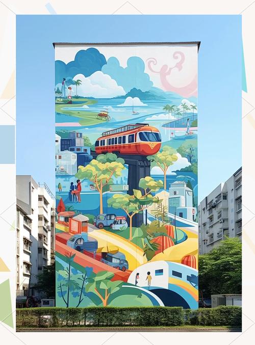 社区打印店贴满AI定制插画的墙面