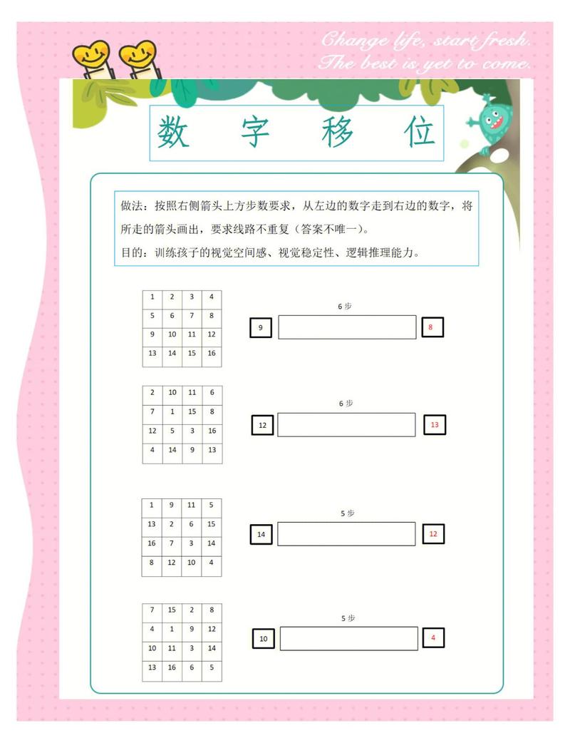 适合工业家庭的数字敏感期低成本玩法