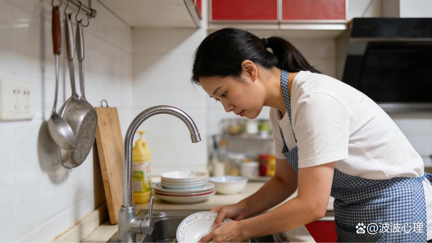 全职妈妈整理厨房家务日常