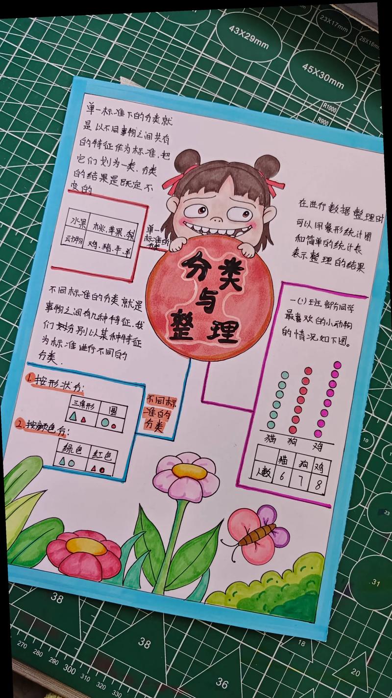 学生画思维导图整理知识的场景