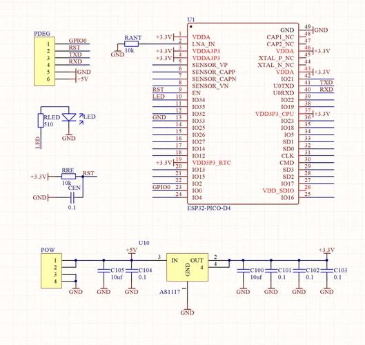 开源ESP32环境传感器节点PCB设计文件截图