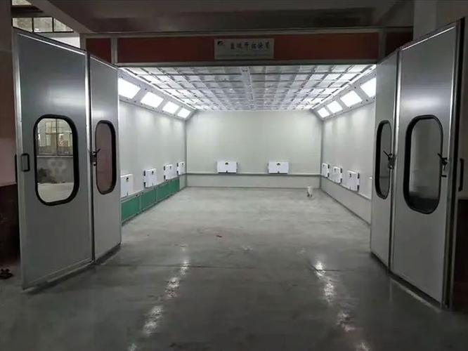 铁艺家具厂无尘烤漆房安装完工现场