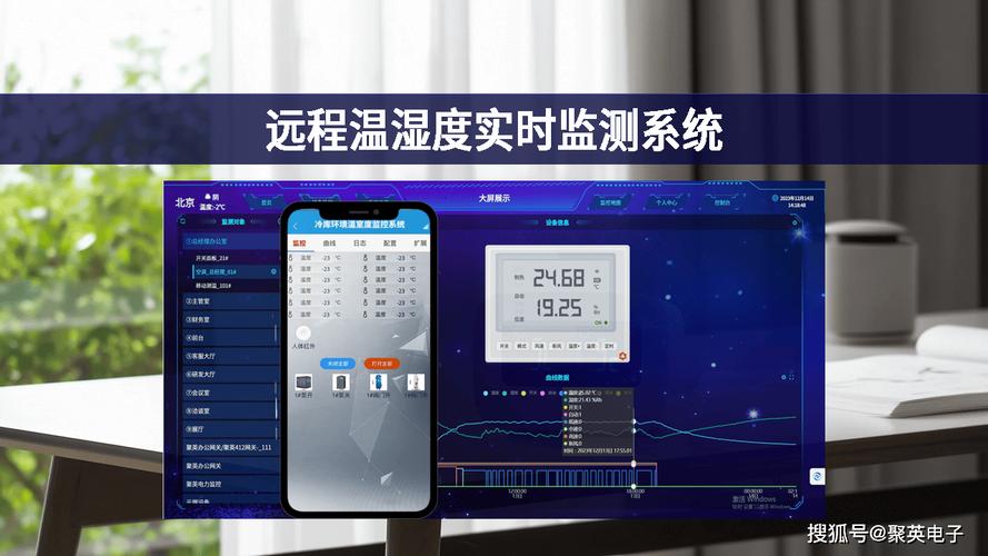 工业加湿器智能湿度控制系统面板