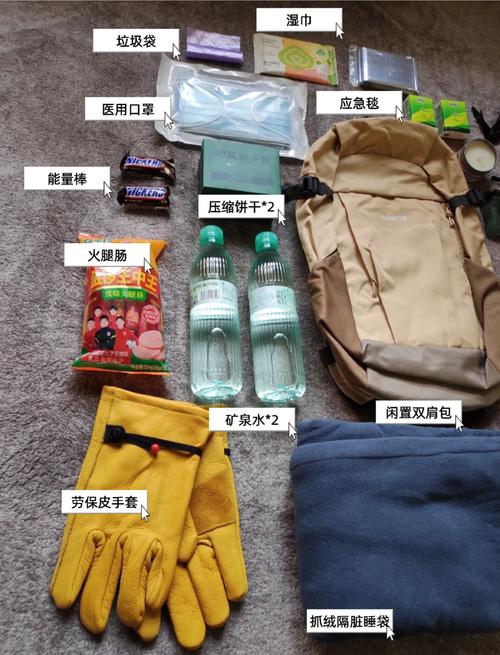 家庭应急包必备物品详细清单实拍