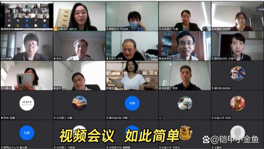 远程团队知识分享线上会议截图