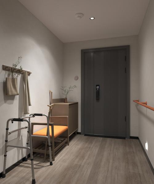 防滑固定的骨质疏松家庭玄关布置