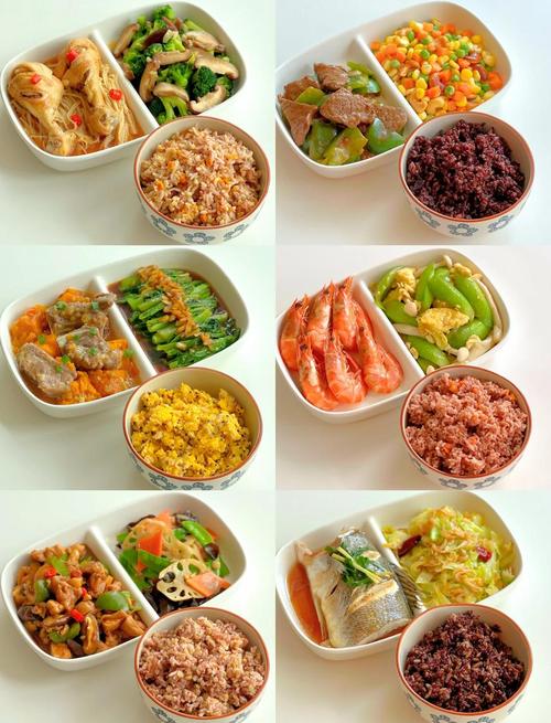 孕期营养餐盘食物搭配实物图