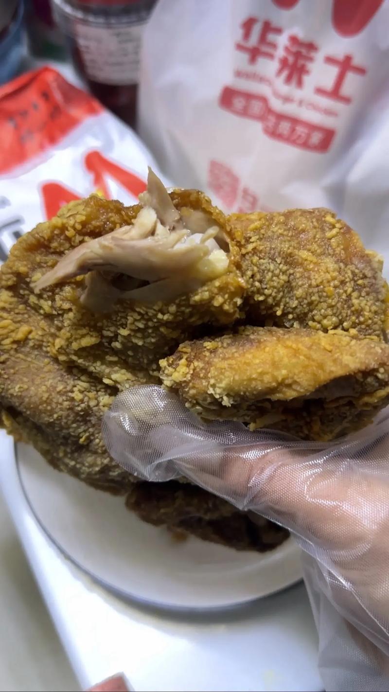 华莱士十元炸鸡全餐实拍